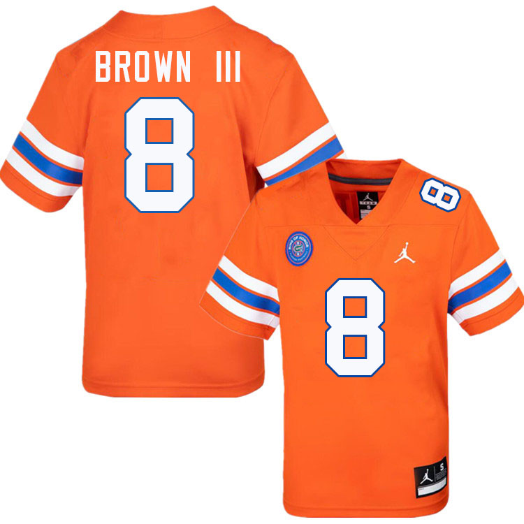 #8 Vernell Brown III Gators Jersey,Florida Gators College Football Jerseys Stitched-Throwback Orange  #8 Vernell Brown III Gators Jersey,Florida Gators College Football Jerseys Stitched-Throwback Orange